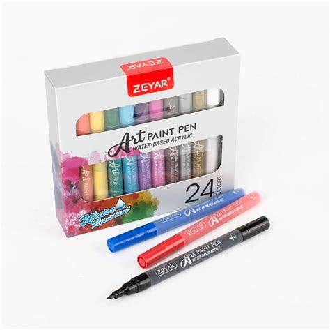 Acrylic Paint Marker 48 Colors Paint Marker Set Of Nylon Nib Extra ...