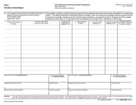 Form Hud 27030 Fill Out Sign Online And Download Fillable Pdf Templateroller