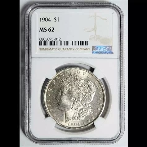 1904 Morgan Silver Dollar NGC MS 62 Bob Paul Rare Coins