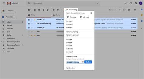 Boomerang For Gmail Help