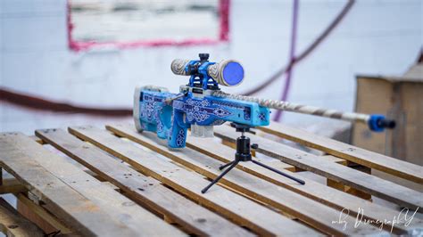 AWP Gungnir 1:1 From Csgo / Handmade Modelpainting /stickers Avaliables ...