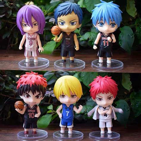 6pcs Kuroko S Basketball Tetsuya Kuroko Taiga Kagami Daiki Aomine Ryota