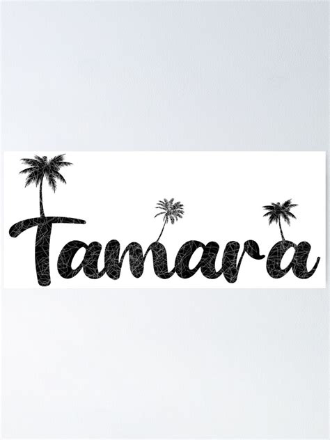 Tamara Name Poster For Sale By Hogwarts Art Redbubble