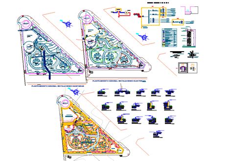 Playground plan view detail with structure specifications detail dwg ...