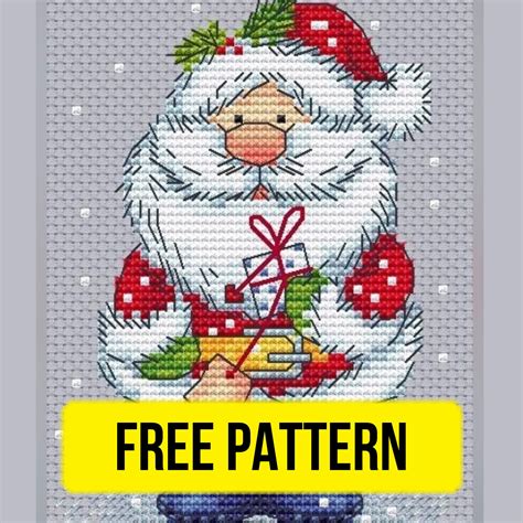 Santa Claus - Free Christmas Cross Stitch Pattern Download