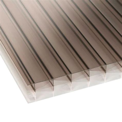 Corotherm Polycarbonate Bronze Opal Roofing Sheet 25mm Cut Length