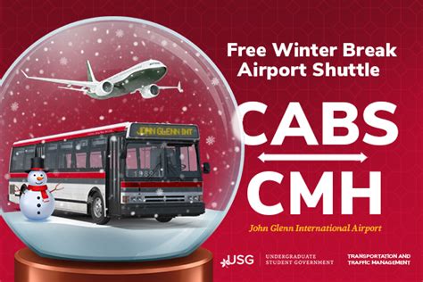 Free Winter Break Airport Shuttle | Transportation and Traffic Management