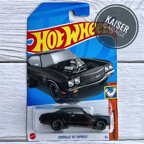 Hot Wheels Chevelle SS Express Black Hobbies Toys Toys Games