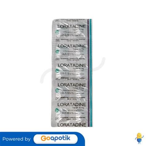 LORATADINE NOVAPHARIN 10 MG STRIP 10 TABLET Kegunaan Efek Samping