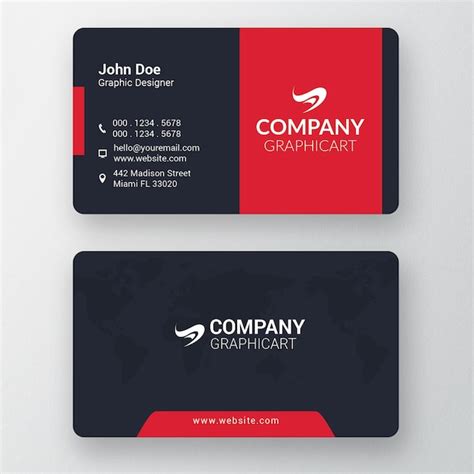 Carte De Visite D Entreprise Psd Premium