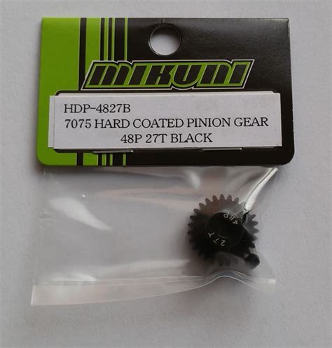 Mikuni Hard Coated Pinion Gear P T Black