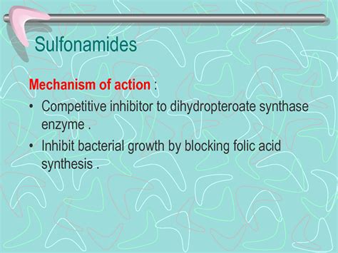 sulfonamides mech of action | College nursing, Pharmacology, Nurse