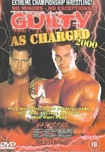 Ecw Guilty As Charged 2000 [reino Unido] [dvd] Amazon Es Películas Y Tv