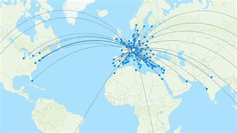 Swiss Routes Interactive Map With All Flights Flight Routes