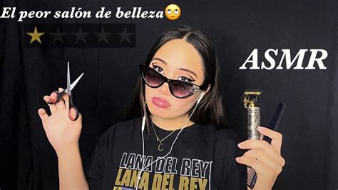 Asmr Peluquera Antip Tica Te Corta El Cabello Caro Asmr Youtube