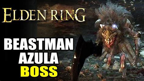 Beastman Of Farum Azula Boss Fight Elden Ring Warrior Youtube