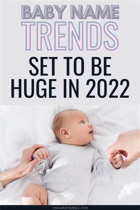 Baby Name Trends For The Mummy Bubble