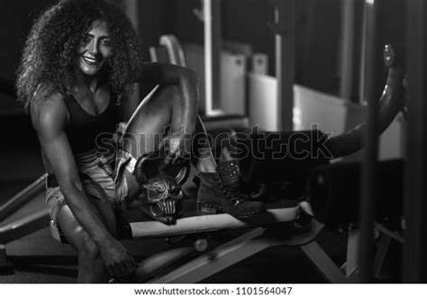 Womans Body Bodybuilder Gym Sexy Lingerie Stock Photo Shutterstock