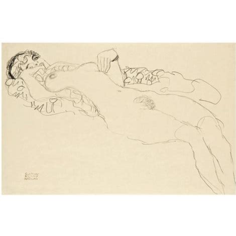 Liegender M Dchenakt Nach Links Reclining Female Nude Facing Left By