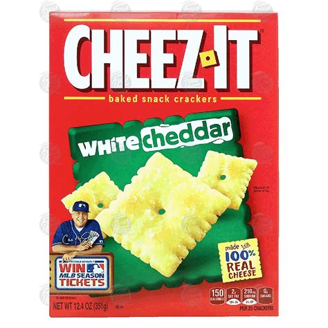 Sunshine Cheez It White Cheddar Flavor Baked Snack Crackers 12 4oz