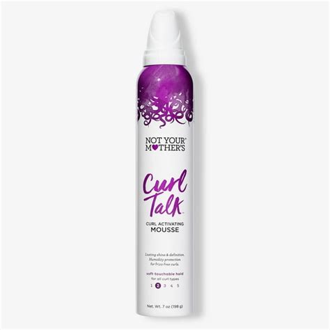 Not Your Mothers Curl Talk Curl Activating Hair Mousse For Lightweight Hold 7 Oz