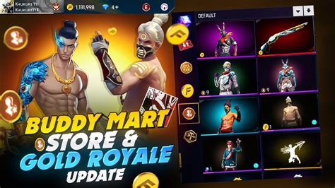 Next Buddy Mart Store And Gold Royale Bundles OB45 Store Update Free