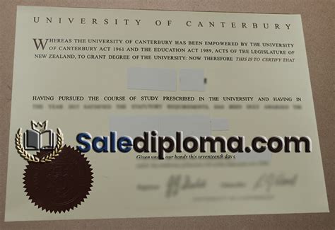 How To Buy University Of Canterbury Fake Degree?