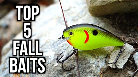 Top 5 Fall Bass Fishing Lures Youtube