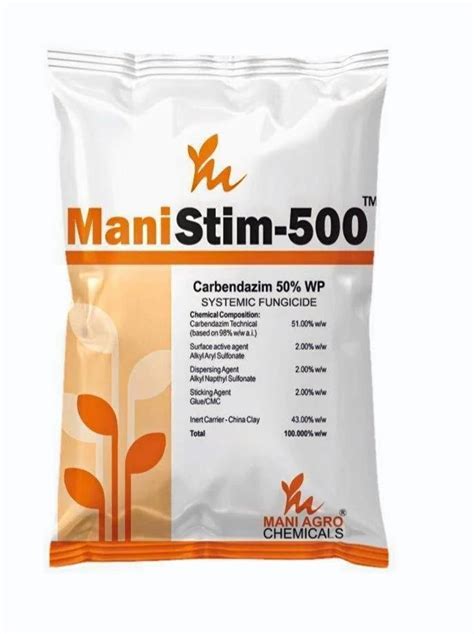 Powder Fungicide Carbendazim 50 WP ManiStim 500 At Best Price In Indore