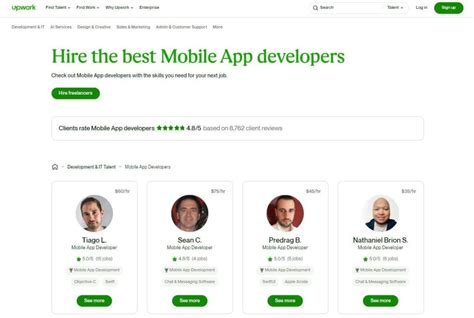 Best Sites To Hire Mobile App Developers