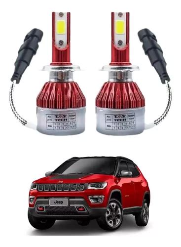 Kit Lampada Ultra Led Farol De Milha Jeep Compass H