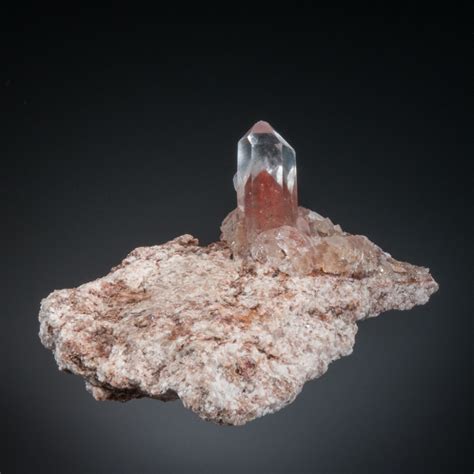 Quartz with Red Phantoms, Orange River, Northern Cape Province, South Africa