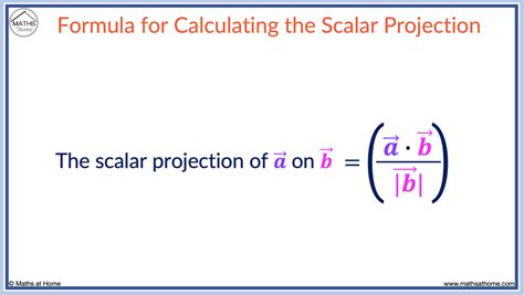 How To Calculate Scalar And Vector Projections Mathsathome