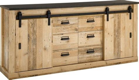 Home Affaire Sideboard SHERWOOD Modernes Holz Dekor Mit