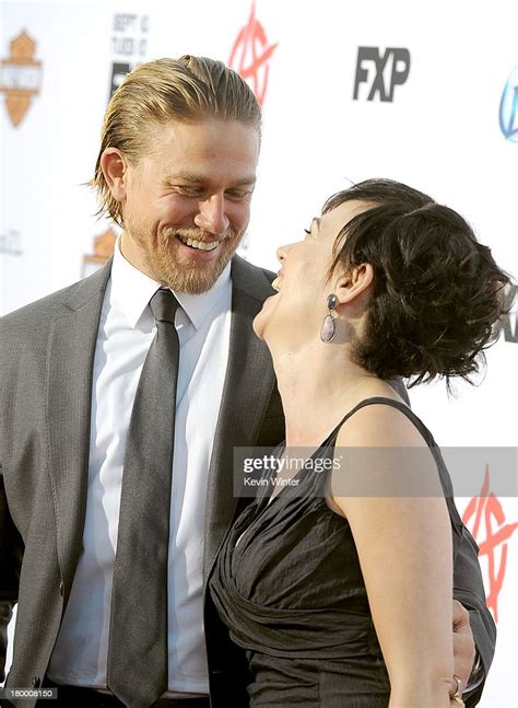 Actors Charlie Hunnam And Maggie Siff Attend The Season 6 Premiere Of