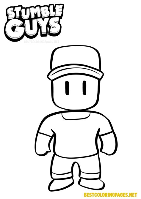 Stumble Guys Coloring Pages Bestcoloringpages Net