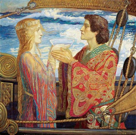 Tristan And Iseult By John Duncan Art History Painting Pre