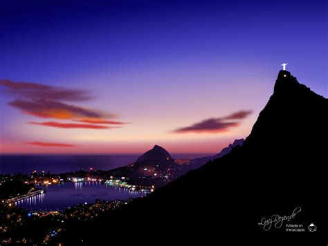 Sunset in Rio de Janeiro by luizrezende on DeviantArt