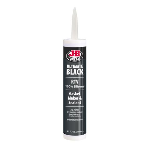 J B Weld Ultimate Black Gasket Maker And Sealant Rtv Silicone G