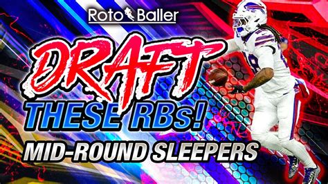 Rb Fantasy Football Sleepers Middle Round Running Back Draft Values