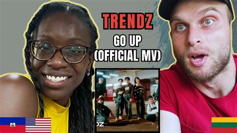 Trendz트렌드지 Go Up 위로위로 Reaction Official Mv First Time