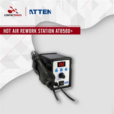 ATTEN AT858D 700W Hot Air Rework Station With LED Display Temperature Shopee Malaysia