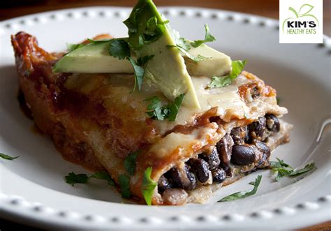 Vegetarian Black Bean Enchiladas Kim S Healthy Eats