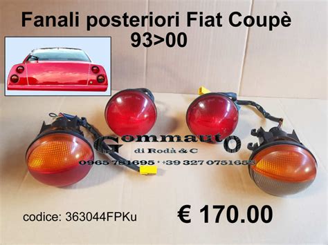 Kit Fanali Posteriori Fiat Coup Gommauto Di Roda