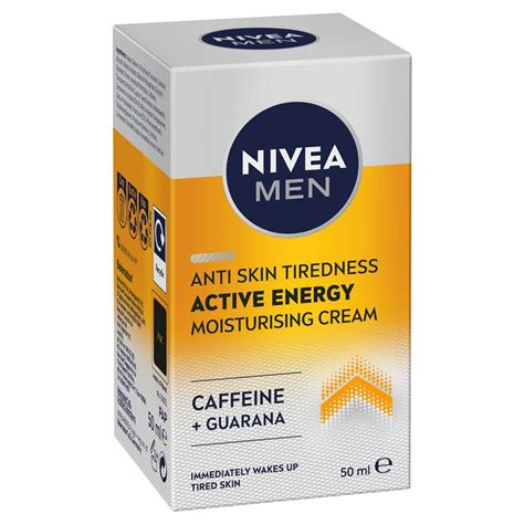 Buy Nivea Men Active Energy Face Moisturiser Cream Ml Online At