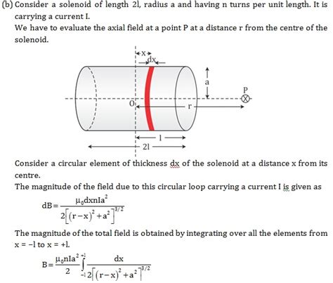 A Draw The Magnetic Field Lines Due To A Circular Loop Area Carrying