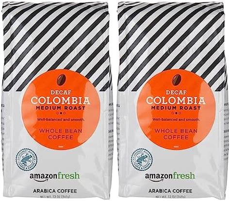 Amazon Amazonfresh Decaf Colombia Whole Bean Coffee Medium Roast