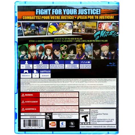 My Hero Ones Justice My Hero Academia Playstation 4 — Poggers