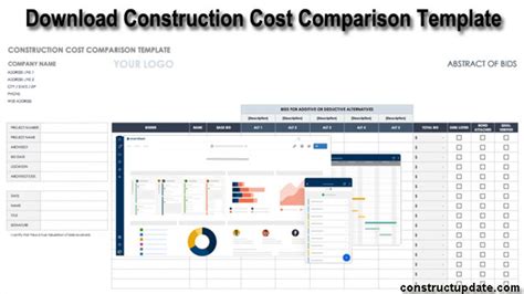 Cost Comparison Template Excel