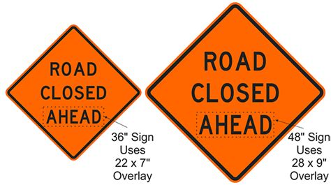 Road Closed Ahead Sign - Save 10% Instantly